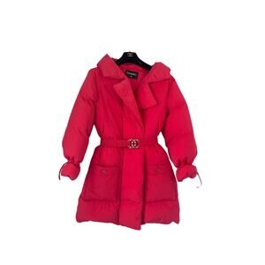 Chanel Winter 2019 Pink Puffer Coat, Size: 36